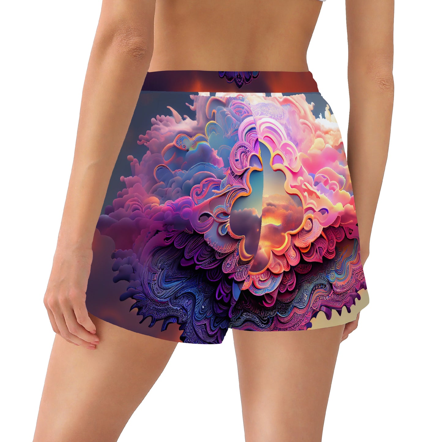 D75 Women's All Over Print Casual Shorts