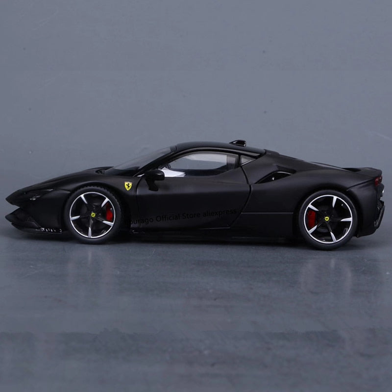 Car Model 1:24 Scale Black NEW Ferrari SF90 STRADALE