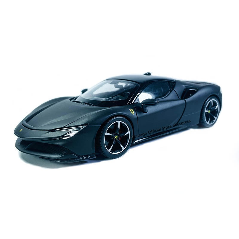 Car Model 1:24 Scale Black NEW Ferrari SF90 STRADALE